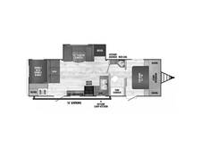 2024 Coachmen Clipper 6K Series 262BHS Travel Trailer at H&K Camper Sales STOCK# j134253 Floor plan Image
